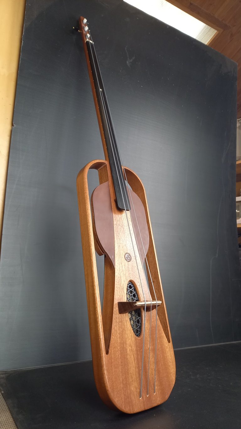 Electric guembri hajouj sapele electric arabic gnawa drum zone double (6)~1