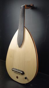 Oud bayati 2026 flat electric silent hetham deeb najarian arabic turkish music player sbdprojet luthier france guitar head 3