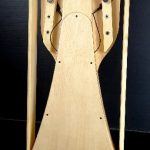 Electric guembri hajouj maple electric arabic gnawa drum zone double (10)~1