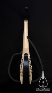 Najarian ウード Electric oud Elektro Ud silent hollow arabic luthiery music 7 courses - back