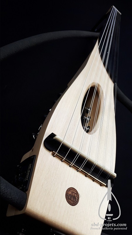 Najarian ウード Electric oud Elektro Ud silent hollow arabic luthiery music 7 courses - bottom
