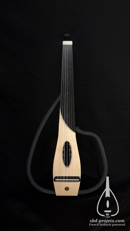 Najarian ウード Electric oud Elektro Ud silent hollow arabic luthiery music 7 courses - face