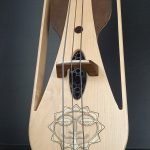 Guembri maple engraved custom electric gnawa player face (2)