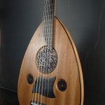 Oud EZ sapele frets electric arabic turkish najarian music sylent player