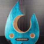 Oud moon blue electric arabic turkish najarian music sylent player (2)