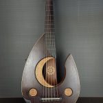Oud moon wenge frets electric arabic turkish najarian music sylent player (2)