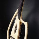 Oud sylent travel electric maple flatback wooden electric arabic turkish music najarian ranymusic (2)~1