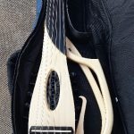 Oud sylent travel electric maple flatback wooden electric arabic turkish music najarian ranymusic (9)~1