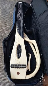 Oud sylent travel electric maple flatback wooden electric arabic turkish music najarian ranymusic (9)~1