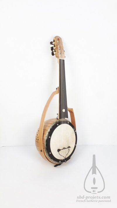 cumbus delux sbd oud arabic acoustic luthiery france left